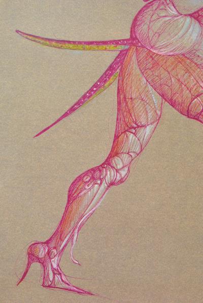 Léonor FINI : Jeu Coquin, Héliogravure signée, 1980 2