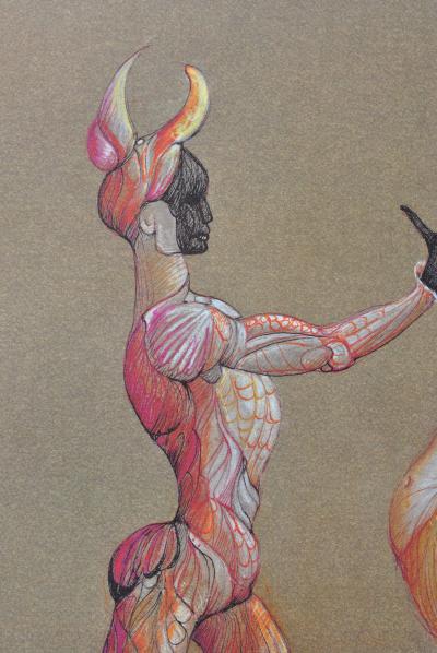 Léonor FINI : Interdiction, Héliogravure signée, 1980 2