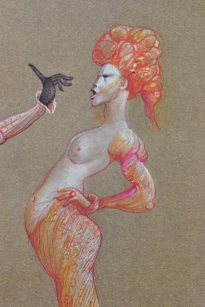 Léonor FINI : Interdiction, Héliogravure signée, 1980 2