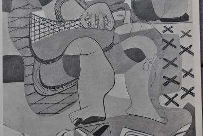 LE CORBUSIER : La pêcheuse d'huîtres , héliogravure, 1938 2