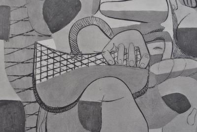 LE CORBUSIER : La pêcheuse d'huîtres , héliogravure, 1938 2