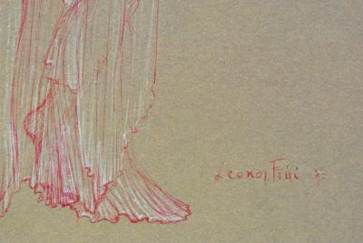 Léonor FINI : L'amant éconduit, Héliogravure signée, 1980 2