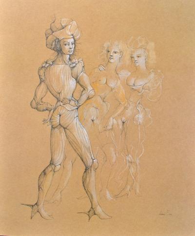 Léonor FINI : Casanova le séducteur, Héliogravure signée, 1980 2