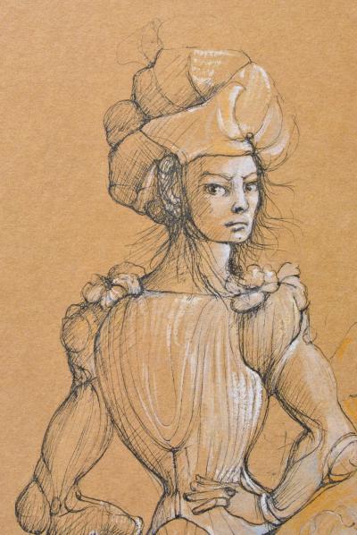 Léonor FINI : Casanova le séducteur, Héliogravure signée, 1980 2