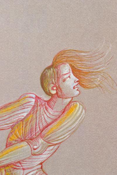 Léonor FINI : La Dispute, Héliogravure signée, 1980 2