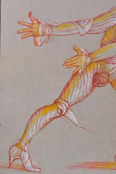 Léonor FINI : La Dispute, Héliogravure signée, 1980 2