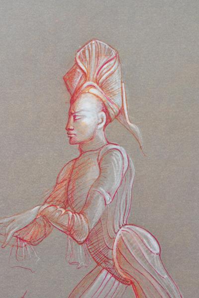 Léonor FINI : La Fuite, Héliogravure signée, 1980 2