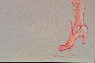 Léonor FINI : La Fuite, Héliogravure signée, 1980 2