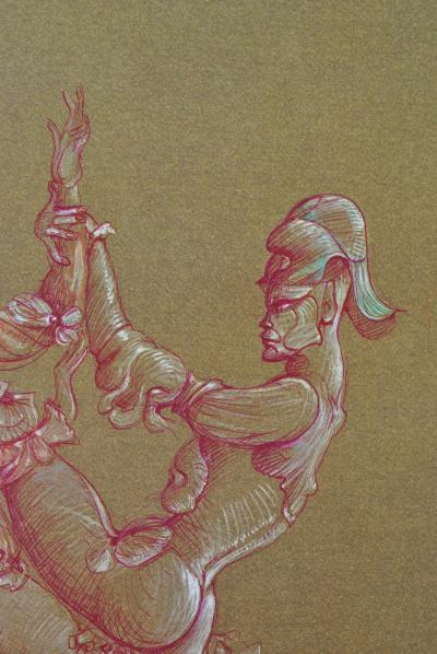 Léonor FINI : Tango érotique, Héliogravure signée, 1980 2
