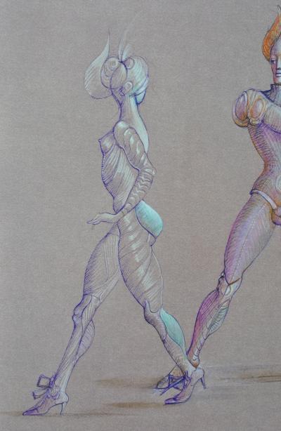 Léonor FINI : La bonne direction, Héliogravure signée, 1980 2