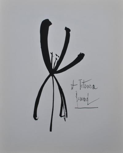 Bernard BUFFET : A Tetsuro, Gravure originale signée 2