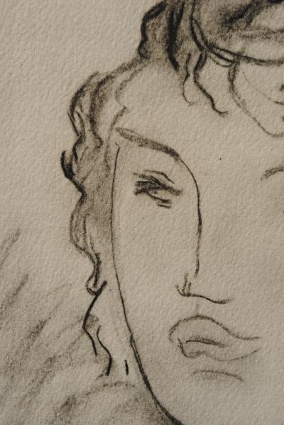 Georges BRAQUE : Portrait de femme, Héliogravure, 1950 2
