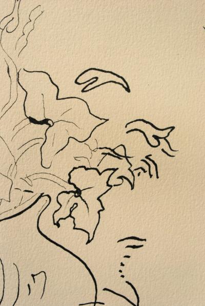 Georges BRAQUE : Le vase fleuri, Héliogravure, 1950 2