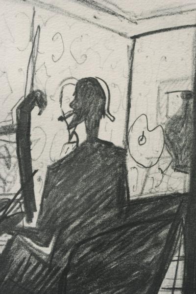 Georges BRAQUE : L'atelier du peintre, Héliogravure, 1950 2