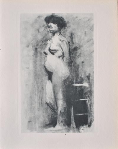 Albert MARQUET : Nu debout, Gravure signée 2