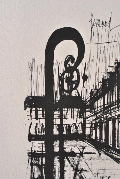 Bernard BUFFET : Place des Vosges, Gravure originale signée 2
