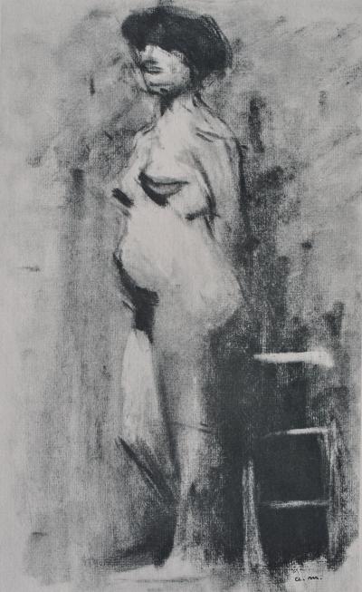 Albert MARQUET : Nu debout, Gravure signée 2