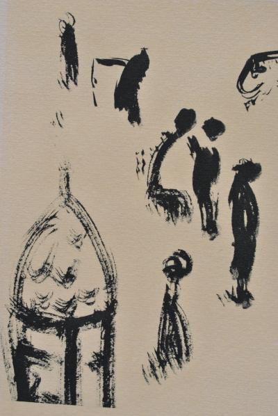 Albert MARQUET : Rue passante à Hambourg, Gravure signée 2