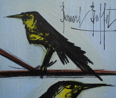 Bernard BUFFET : Les Oiseaux, Lithographie originale signée, 1967, MOURLOT 2