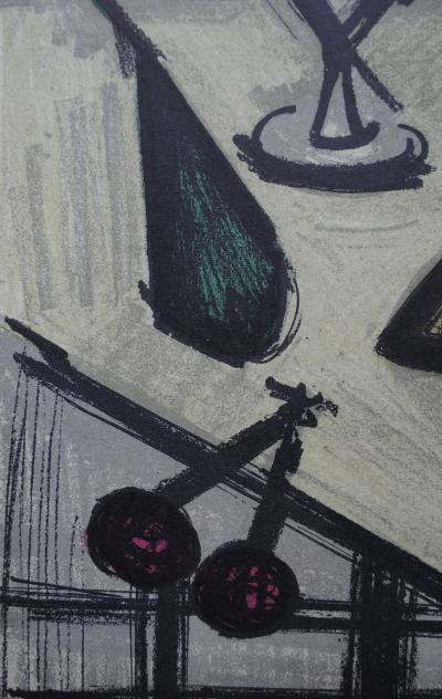 Bernard BUFFET : Nature morte aux fruits, Lithographie originale signée, 1967, MOURLOT 2