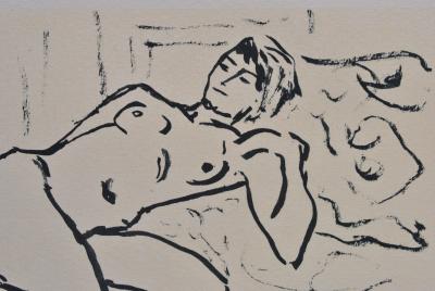 Albert MARQUET : Nu couché , Gravure signée 2