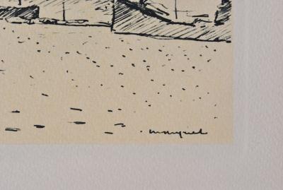 Albert MARQUET : Le port à Tunis, Gravure signée 2