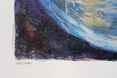 Marc CHAGALL : La mariée aux fleurs, Lithographie signée 2