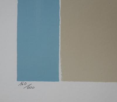 Serge LASSUS : Le bouquet blanc, Lithographie originale signée 2