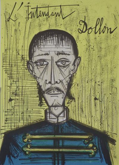 Bernard BUFFET : Intendant Dollon, Lithographie originale 2