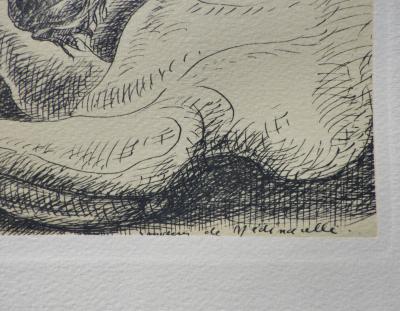 André MASSON : Souvenir de Medinacelli, Gravure signée, 1951 2