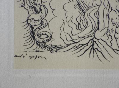 André MASSON : La Grèce tragique, Gravure signée, 1951 2