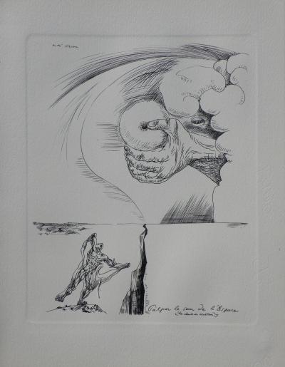 André MASSON : Le sein du ciel, Gravure signée, 1951 2