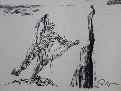 André MASSON : Le sein du ciel, Gravure signée, 1951 2