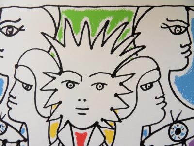Jean COCTEAU : Europe - le temps de la cohésion, Lithographie signée 2