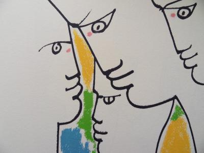 Jean COCTEAU : Europe - pluralité des nations, Lithographie signée 2