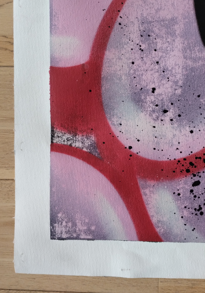 SEEN (Richard Mirando) - Blue Pink 2024 - Peinture sur Toile 2