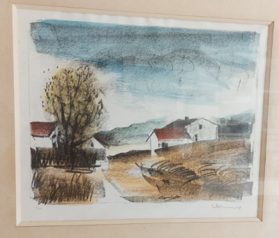 Maurice de Vlaminck  - Arbre vert (1924)  - Lithographie originale en couleurs signée au crayon 2