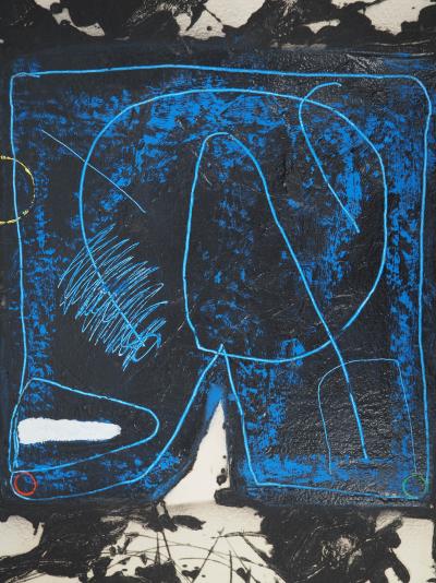 LIONEL (Lionel PERROTTE, dit) - Le grand bleu - Gravure originale signée 2