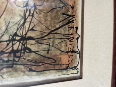 Aime Daniel Steinlen - Le roi Salomon -  Lithographie signée encadrée 2