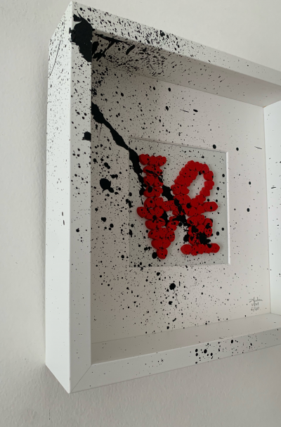 Andrea Van Der Hoeven - Love My Stain - Acrylique sur bois 2