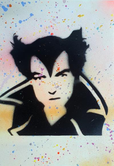 SPACO - M Matthieu Chedid  pochoir , 2024 - peinture pop street art 2
