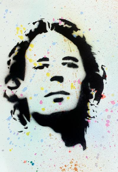 SPACO - Rafael NAdal pochoir , 2024 - peinture pop street art 2