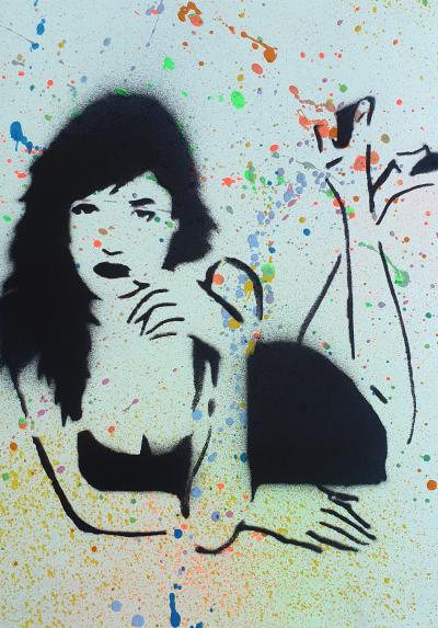 SPACO - Miss Tic Tac , 2024 - Peinture pop street art 2