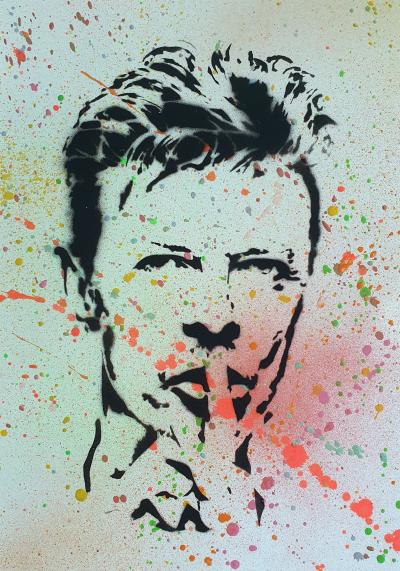 SPACO - David Bowie, 2024 6 peinture pop street art 2