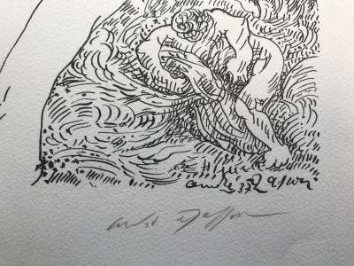 André MASSON - Terre érotique, lithographie 2