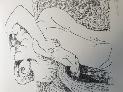 André MASSON - Terre érotique, lithographie 2