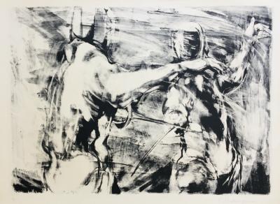 Les Escrimeurs, 1980 - Lithographie originale signée 2