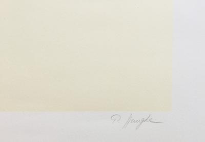 Patrick HEUGHE - Sur le green, 1990 - Lithographie originale signée 2