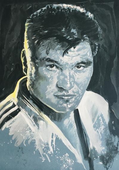 Jean-Louis NEHLICH - David Douillet, 2000 - Lithographie originale signée 2