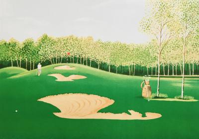 Jean-Louis HONNET - Green, 1990 - Deux lithographies originales signées 2